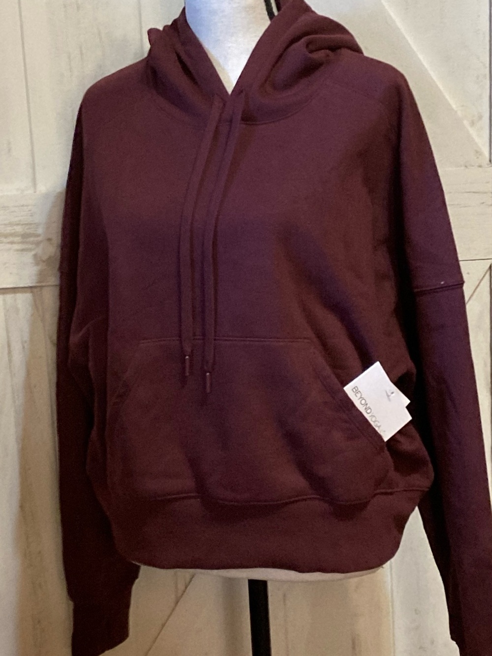 Beyond Yoga Maroon Pullover Hoodie